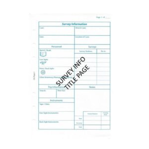 Rite in the Rain Loose Leaf Survey Paper